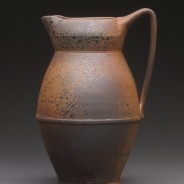 Pitcher, Wood Fired Reduction Cooled Stoneware, 8x5x4